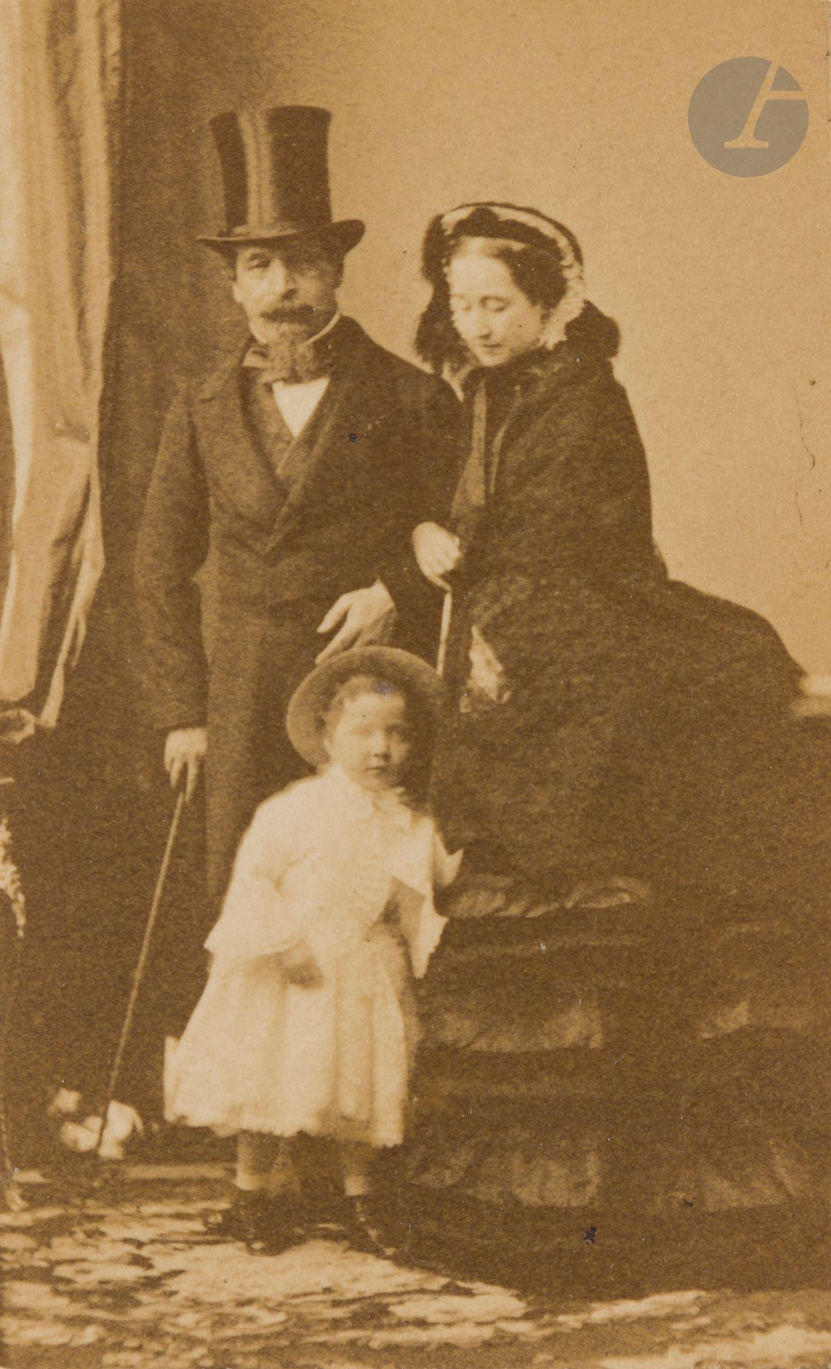 Null Eugène Disdéri (1819-1889)
Die kaiserliche Familie, c. 1858. 
Napoleon III.&hellip;