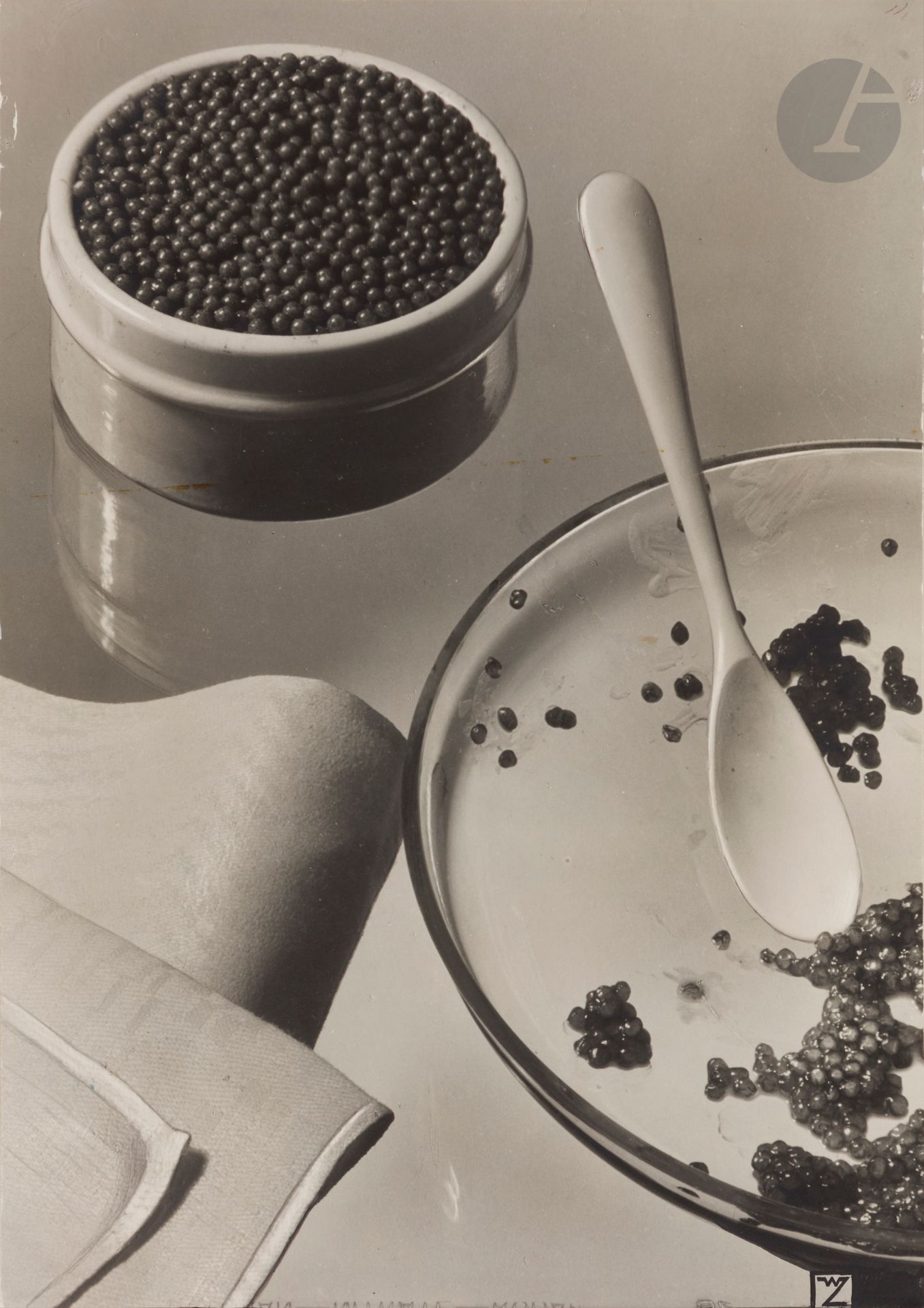 Null 维利-泽尔克(1902-1989)
慕尼黑，Sachaufnahme Russischer Kaviar，1934。 
静物。俄罗斯鱼子酱，慕尼黑。 &hellip;