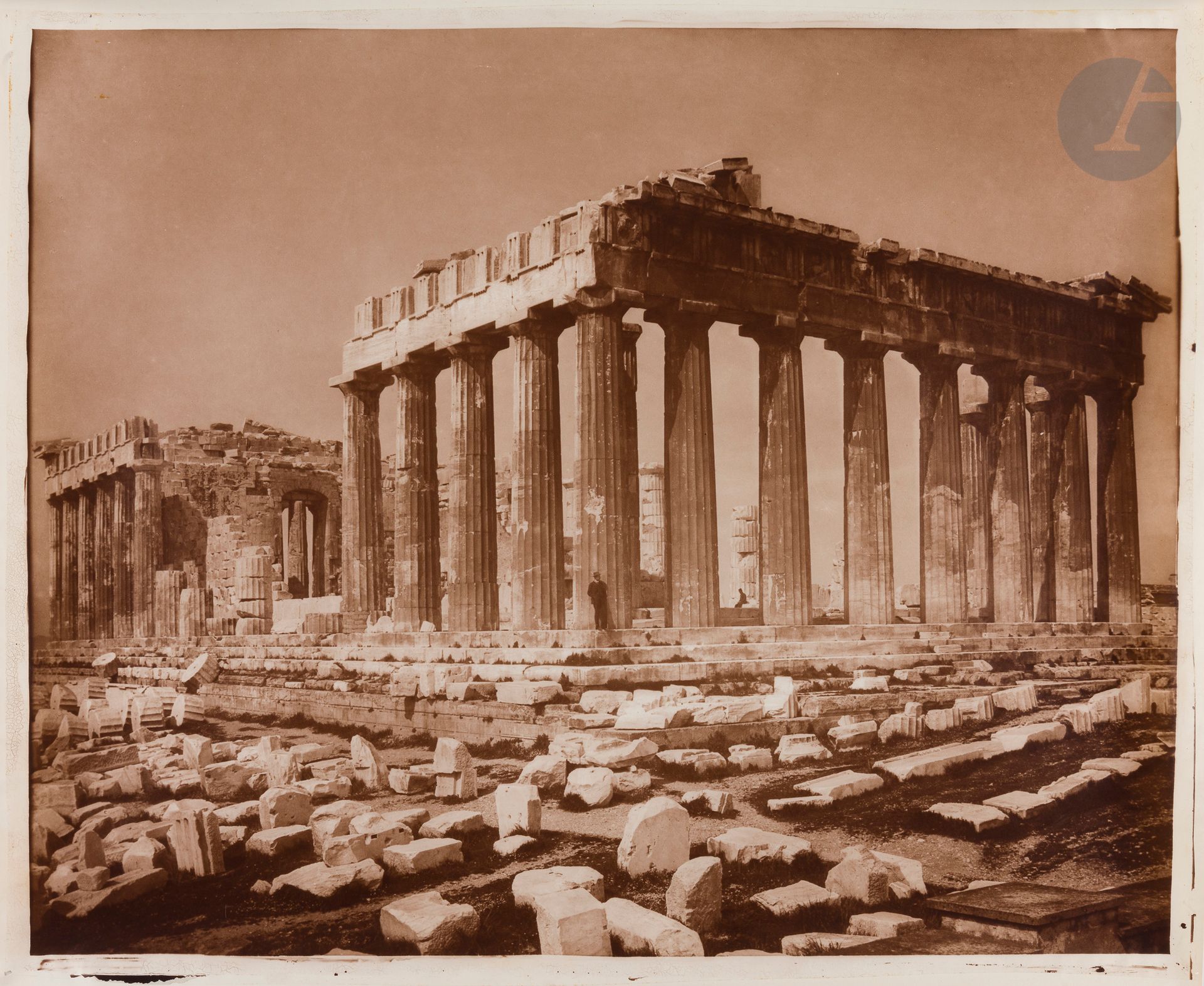 Null Casa Adolphe Braun
Acrópolis de Atenas, c. 1870-1890.
El Partenón. 
Cuatro &hellip;