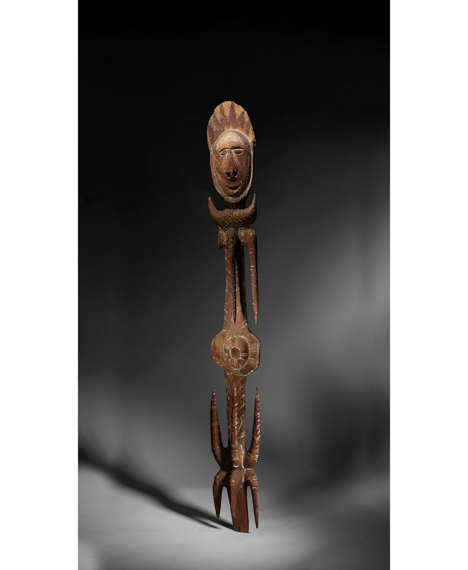 Null *An ancient hooked spirit figure, a "pre-contact" sculpture, with beautiful&hellip;