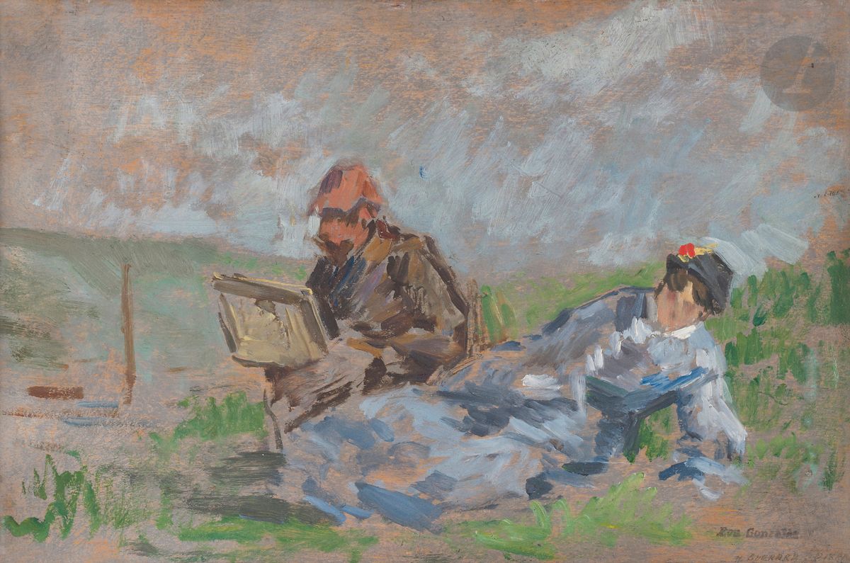 Null Eva GONZALÈS (1849-1883)
El pintor y su modelo, ca. 1880-82
Óleo sobre tabl&hellip;