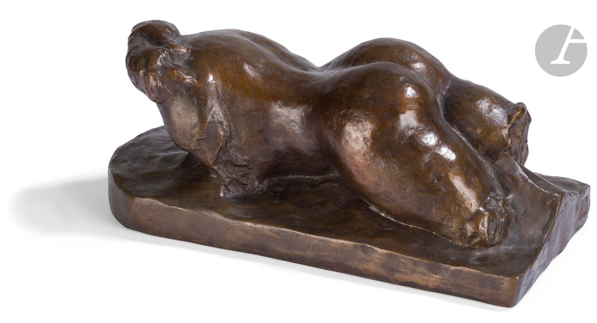 Null *Jules Pascin (1885-1930)
Dos de femme, circa 1920
Sculpture en bronze à pa&hellip;