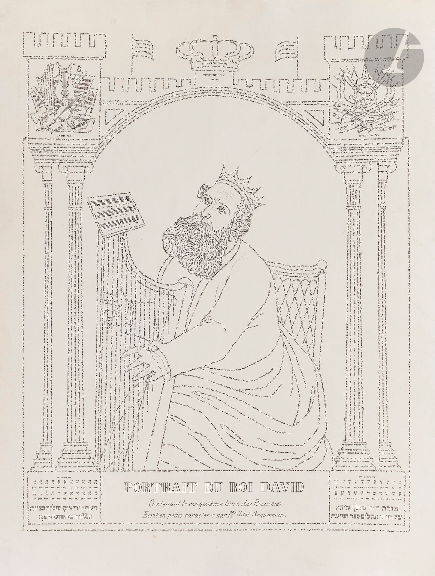 Null [MICROGRAPHIE]
Porträt von König David, enthaltend das fünfte Buch der Psal&hellip;
