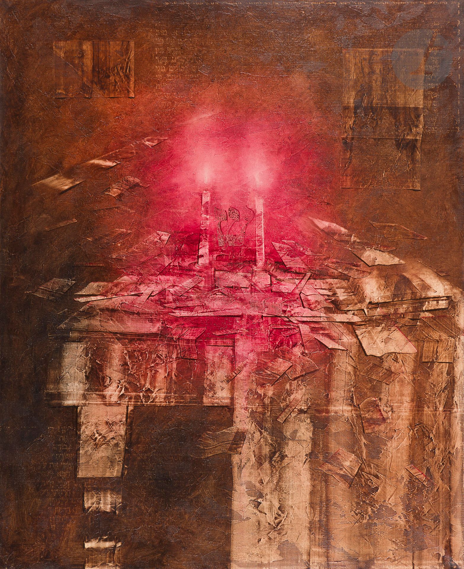 Null Alain KLEINMANN (born 1953) 
Shabbat Lights 
Oil on canvas. 
Signed lower c&hellip;