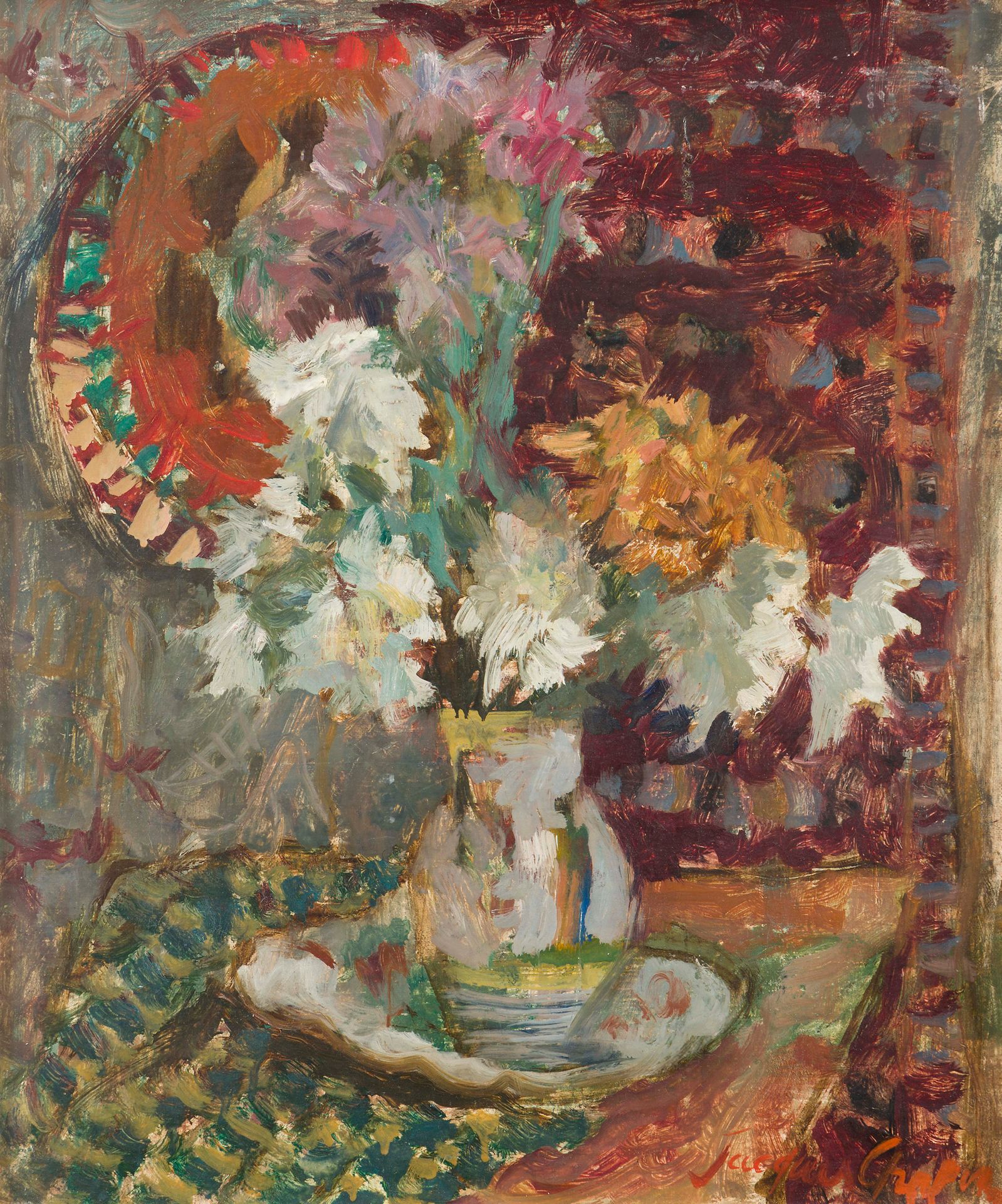 Null Jacques CHAPIRO (1887-1972)
Bouquet de fleurs, 1937
Huile sur toile.
Signée&hellip;