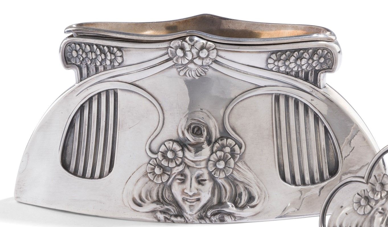 Null PARIS WELTAUSSTELLUNG 1900
Jardinière de salon aus Silber, das herausnehmba&hellip;