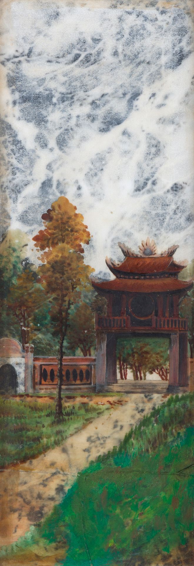 Null Deux peintures sur pierre, Vietnam, XXe siècle
Représentant des paysages an&hellip;