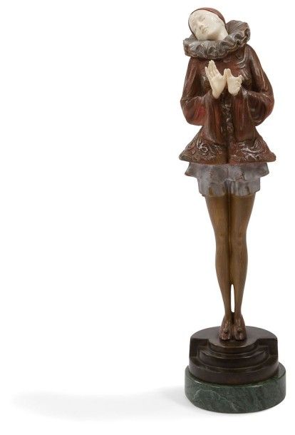 Paul PHILIPPE (1870-1930) 
Pierrette, grand modèle, créé vers 1925
Sculpture chr&hellip;