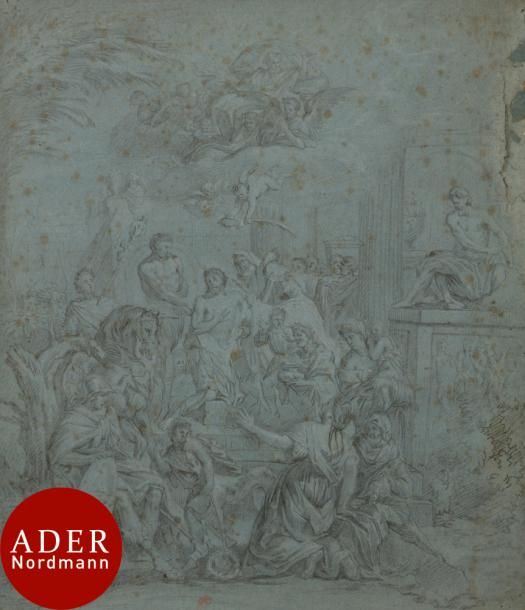 Null ÉCOLE FRANÇAISE début XVIIIe siècle
Le Christ devant Pilate
Crayon noir, re&hellip;