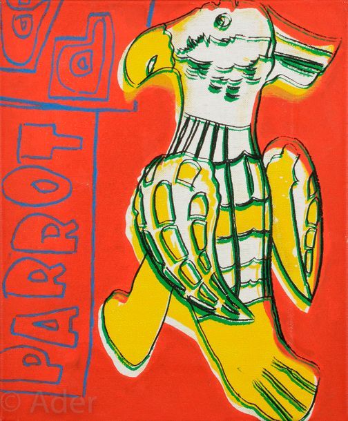 Null Andy WARHOL [américain] (1928-1987)
Parrot, 1983
Acrylique et sérigraphie s&hellip;