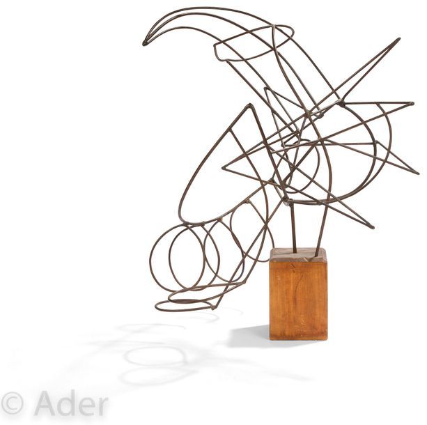 Null Isabelle WALDBERG (1911-1990)
Fruit de fer, 1945-48
Sculpture en fer soudé &hellip;