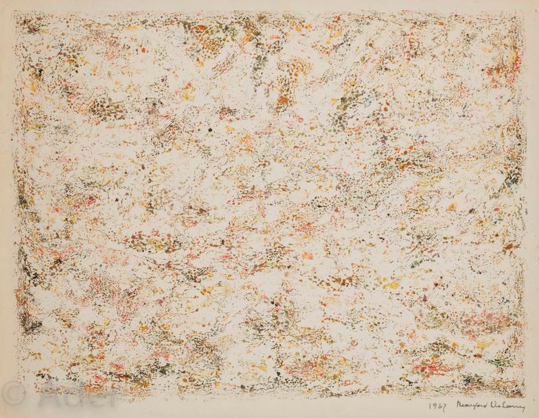 Null Beauford DELANEY [américain] (1901-1979)
Composition, 1962
Huile sur papier&hellip;