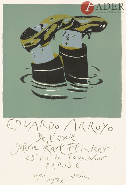 Null Eduardo ARROYO [espagnol] (né en 1937)
De l’Exil - Affiche de l’exposition &hellip;