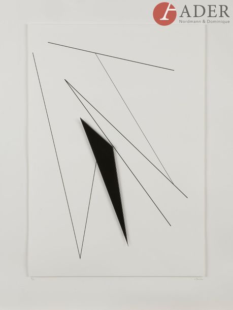Null Geneviève CLAISSE (née en 1935)
Composition abstraite
Sérigraphie en relief&hellip;