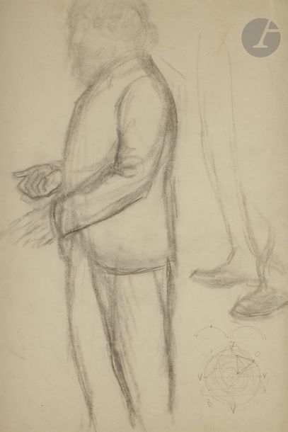 Null Maurice DENIS (1870 - 1943)
Portrait en pied de Paul Sérusier vers 1899
Ave&hellip;