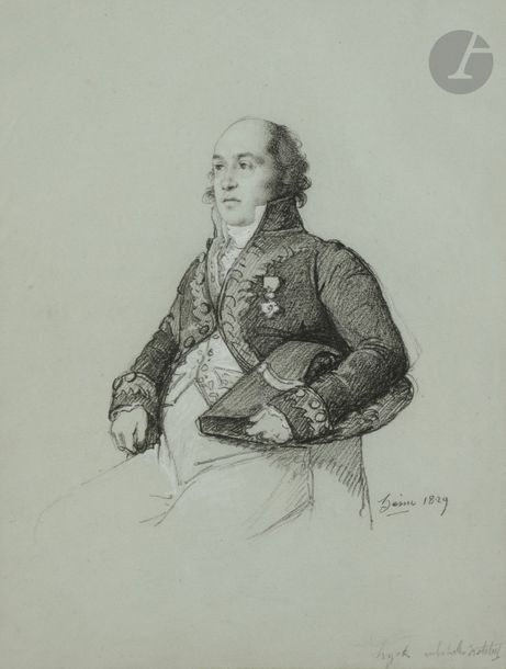 Null François-Joseph HEIM (1787 - 1865)
Portrait de Monsieur Huyot, architecte, &hellip;