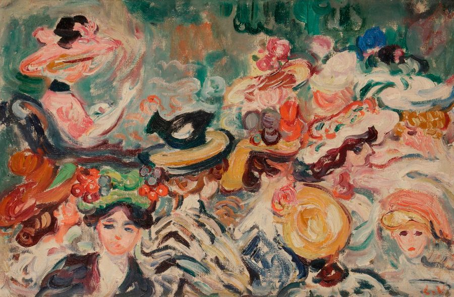 Null Louis VALTAT (1869-1952)
Les Chapeaux
Huile sur toile contrecollée sur isor&hellip;