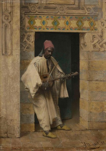 Null Jean-Baptiste DISCART (1856-1944)
Bouzoukiste d’Anatolie, 1889
Huile sur pa&hellip;