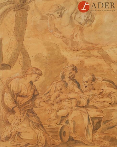 Null Entourage de Michel Corneille 
(1601 - 1664)
Le Mariage mystique de Sainte-&hellip;