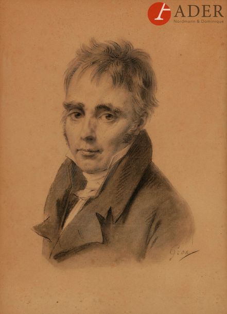 Null Antoine-Jean GROS 
(Paris 1771 - Meudon 1835)
Portrait de Louis Auguste Hen&hellip;