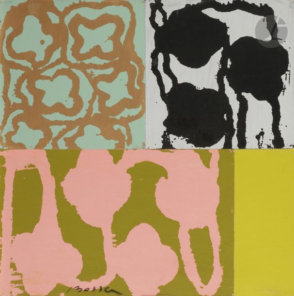 Null Jacques BOSSER (né en 1946)
Composition
Acrylique, pigments et collage sur &hellip;