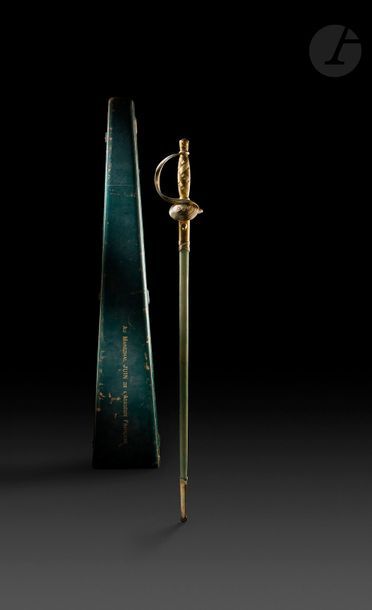 Null Belle épée d’académicien du Maréchal Alphonse Juin

Monture en vermeil. Pom&hellip;