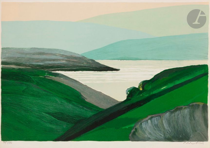 Null Roger MÜHL (1929-2008)
Le Lac de Saint-Cassien, vers 1980
Lithographie en c&hellip;