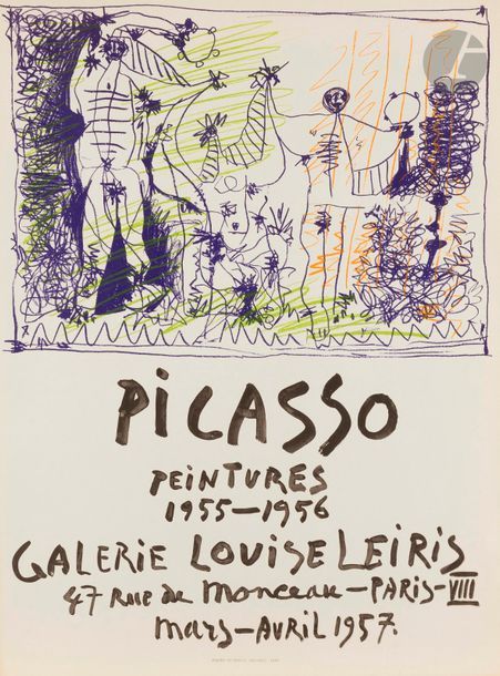 Null Pablo PICASSO (1881-1973)
Picasso peintures 1955-1956 (affiche pour une exp&hellip;