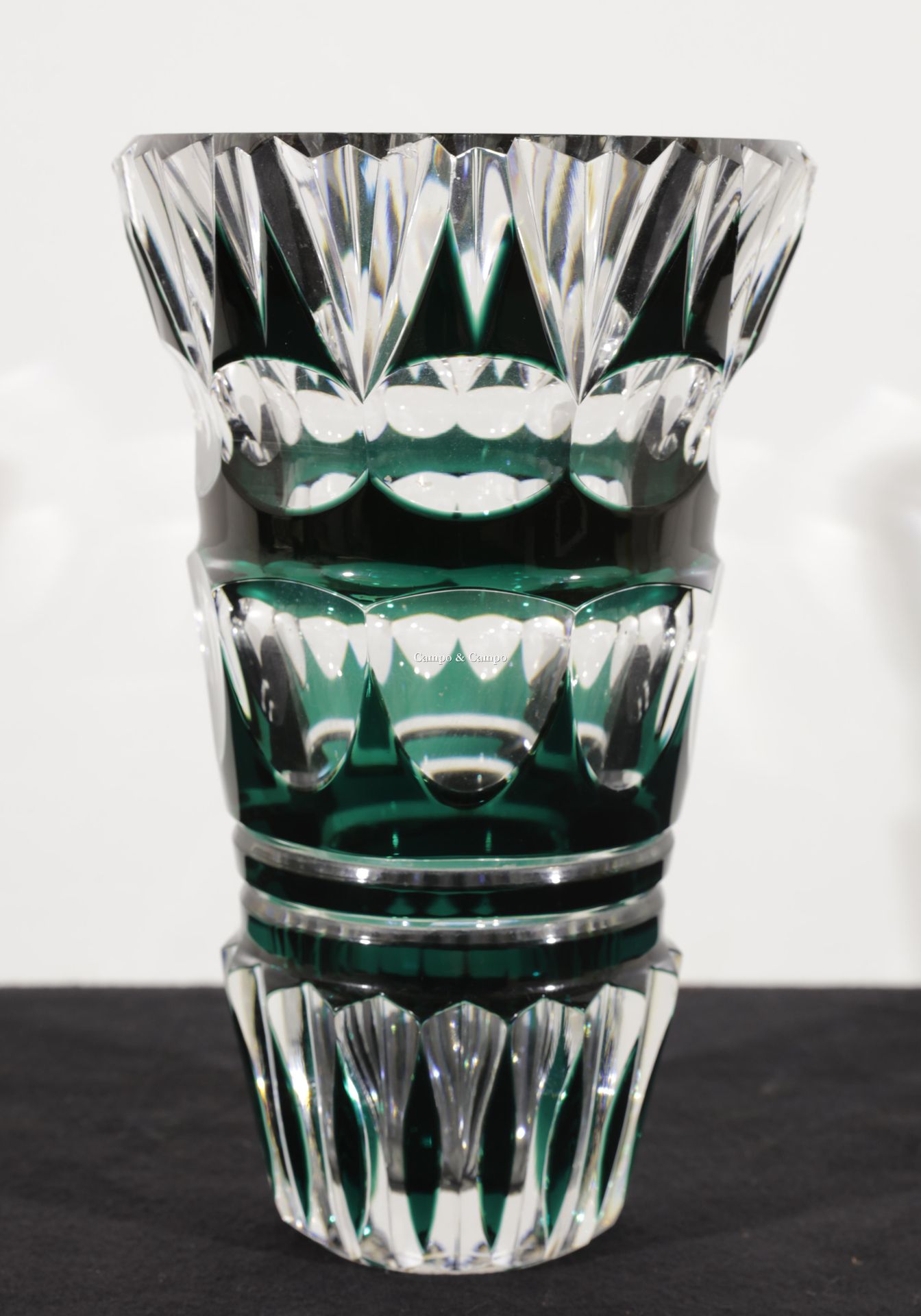 VARIA 1880-1964 Val Saint Lambert vase in clear and green crystal
Val Saint Lamb&hellip;