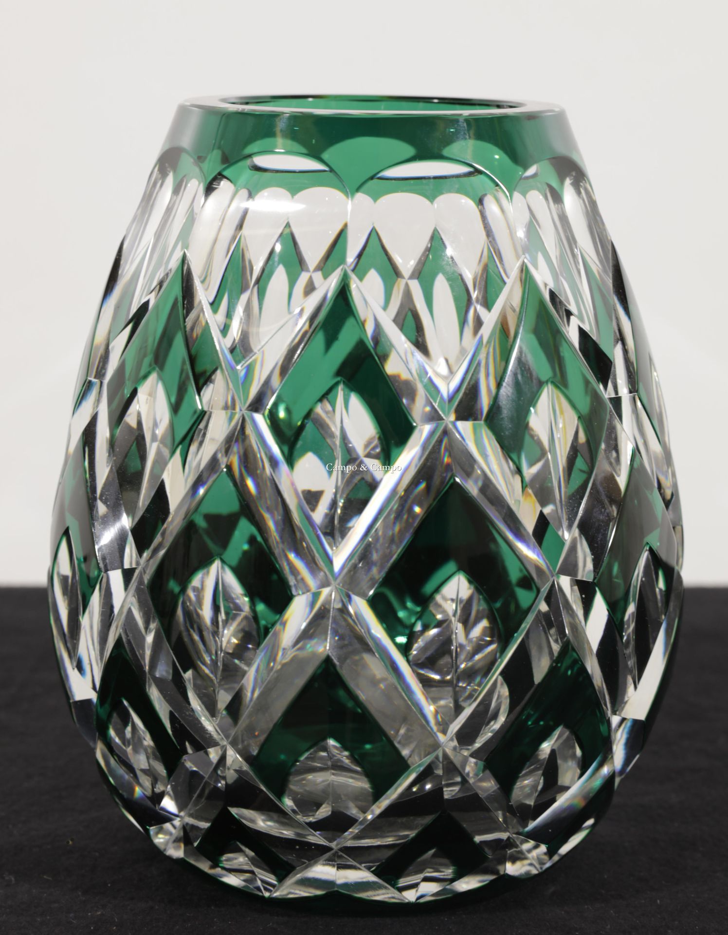 VARIA 1880-1964 Vase Val Saint Lambert in clear and green crystal
Val Saint Lamb&hellip;