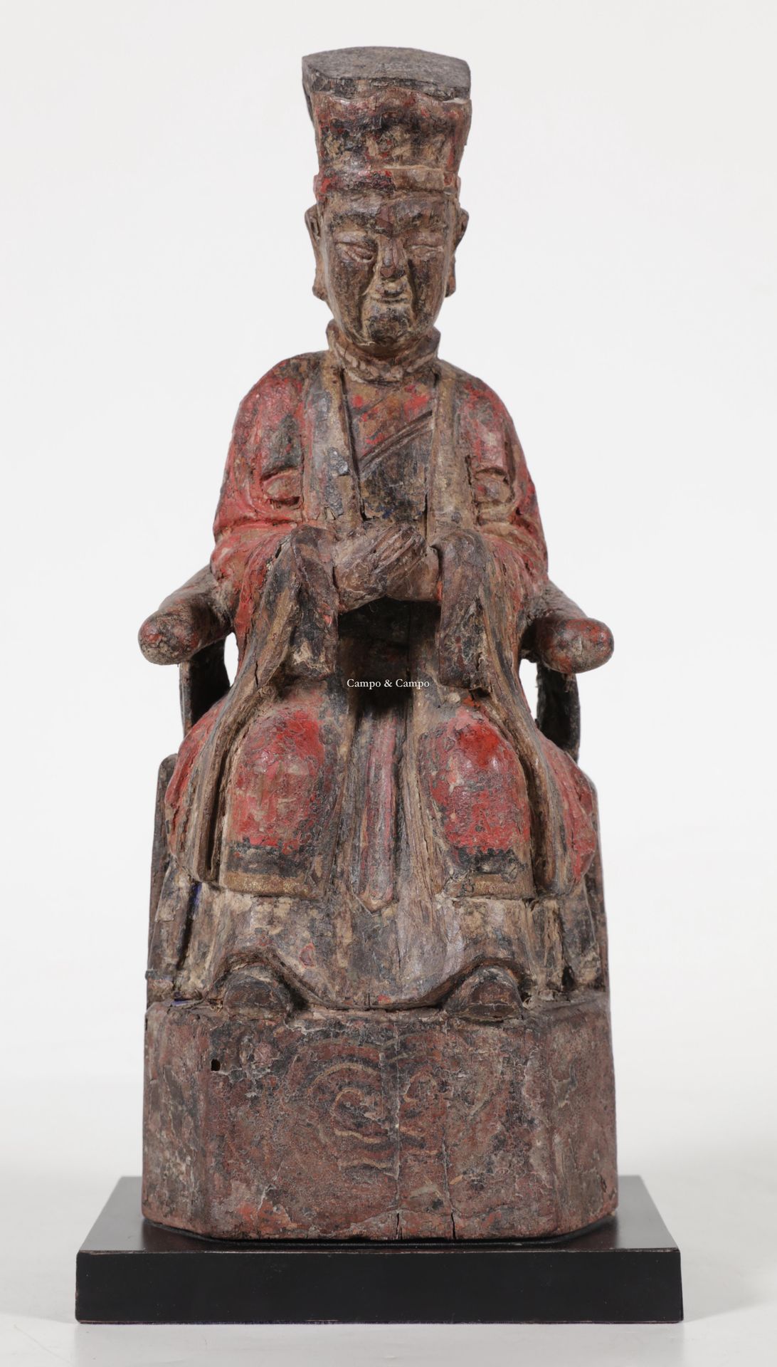 VARIA 1644-1912 Dieu assis,en bois polychromé
Zittende God van polychroom beschi&hellip;