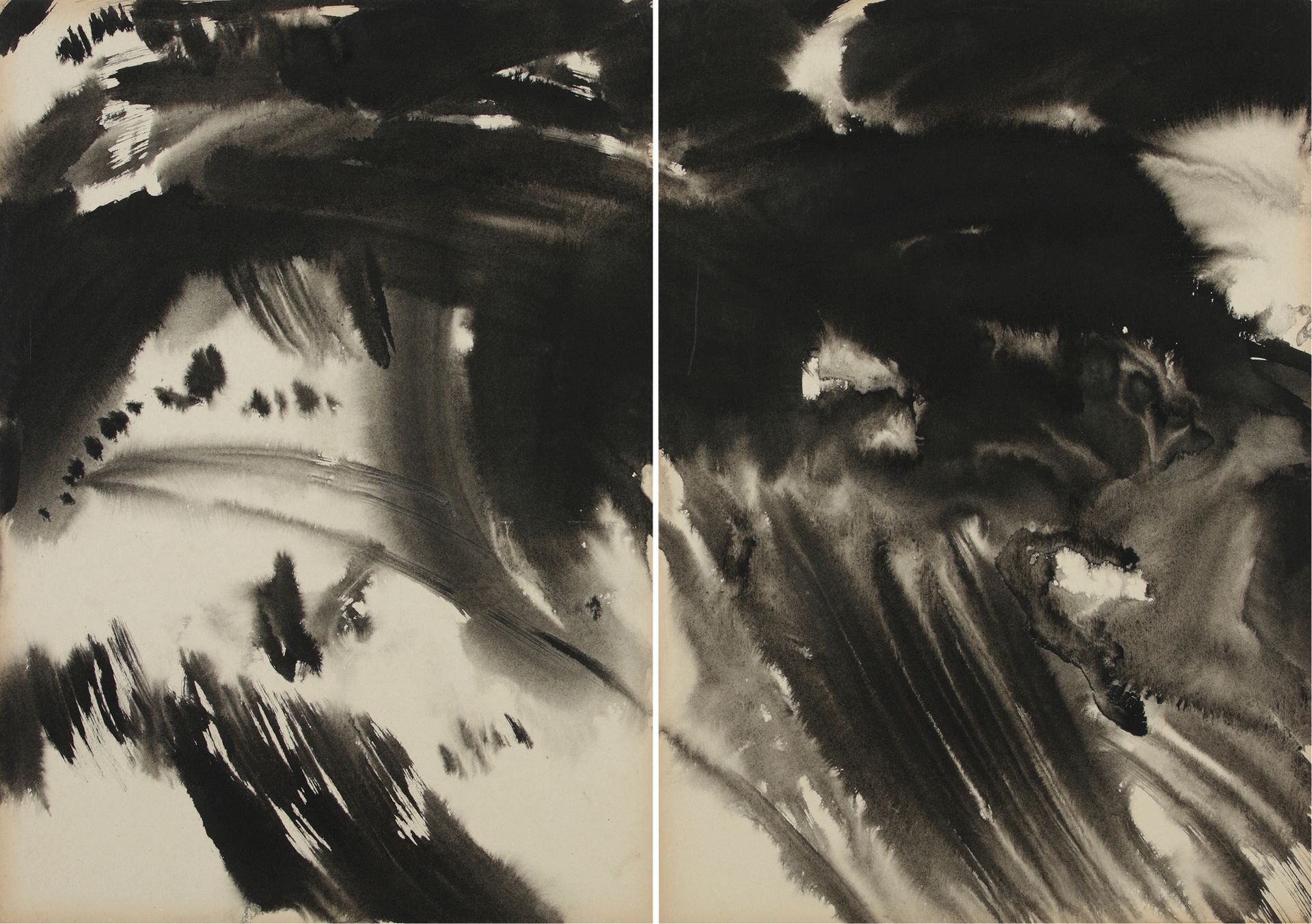 Null 
T'ANG Haywen (1927-1991)




Untitled, 1972-1973, ink on Kyro board, dipty&hellip;