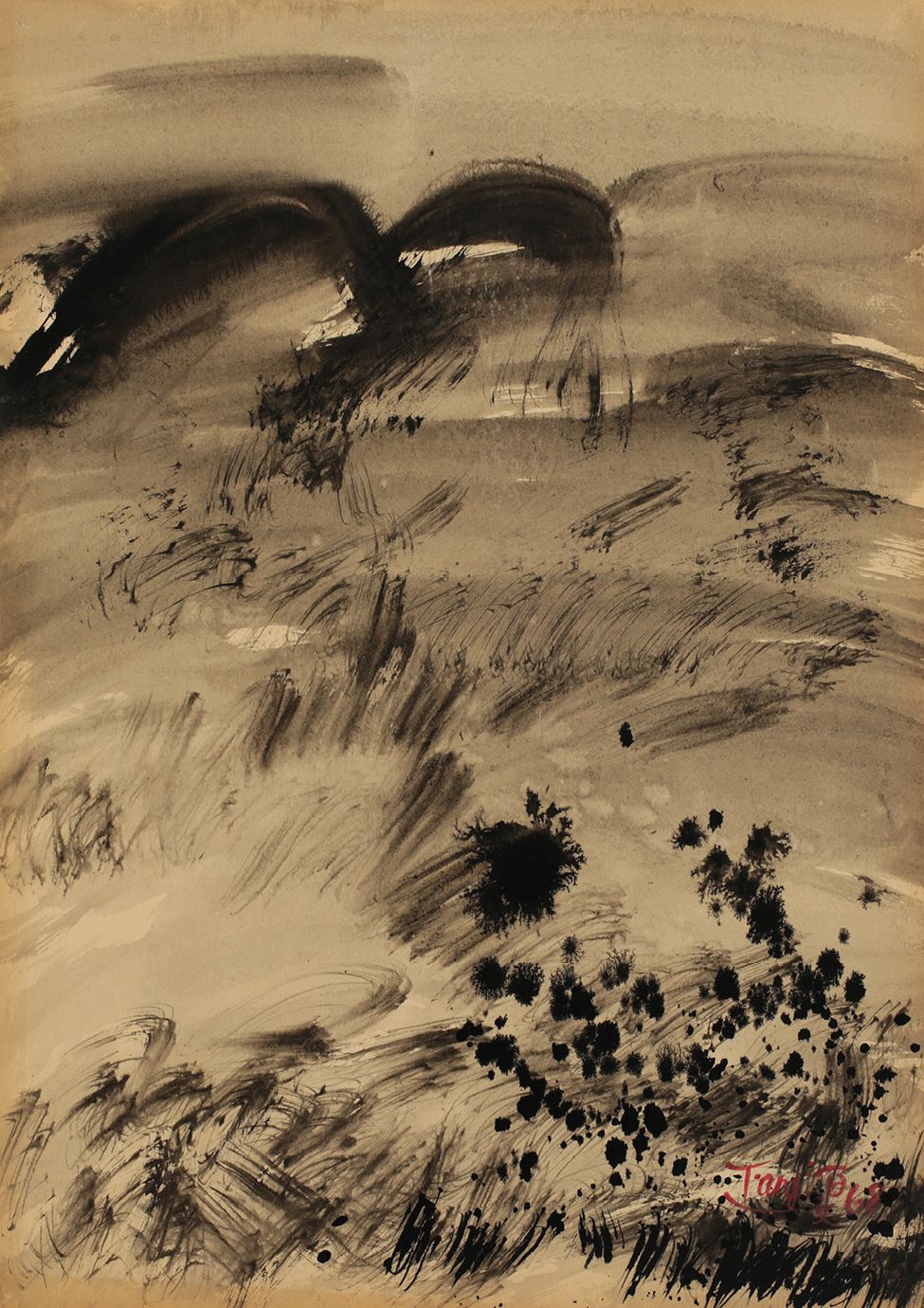 Null 
T'ANG Haywen (1927-1991)




Untitled, 1968, ink on cardboard Kyro




70 &hellip;