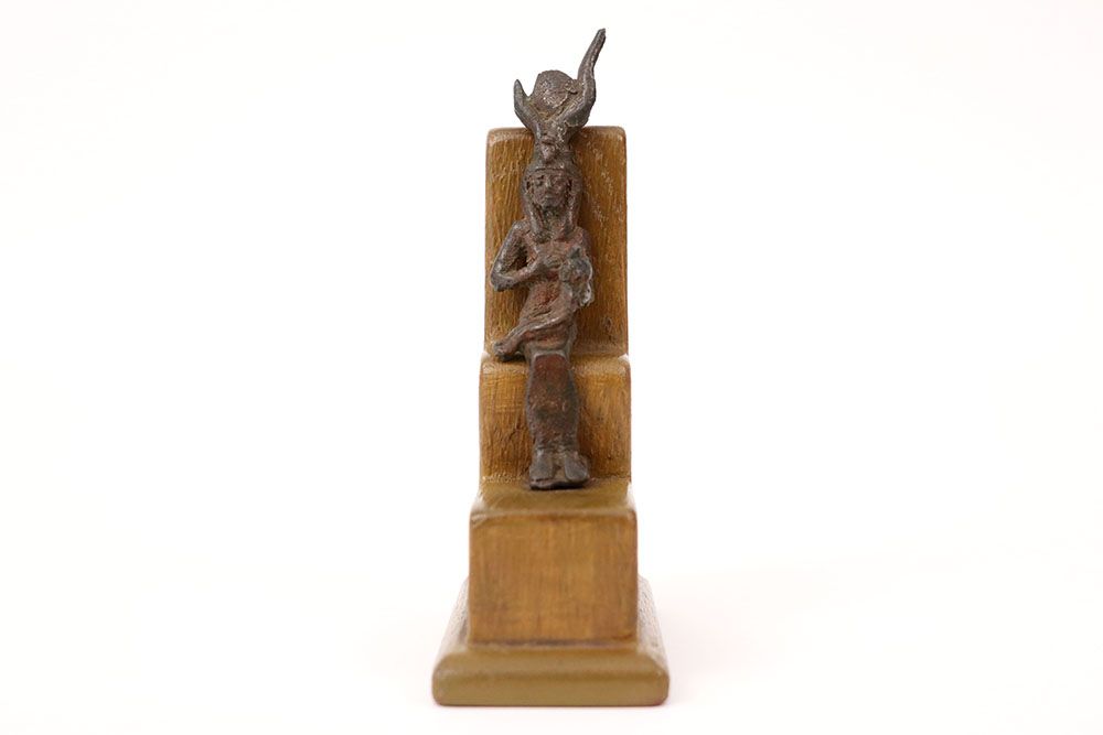 Null OUD-EGYPTE - TARDÍO RIJK (712 - 332 a.C.) pequeña escultura de bronce : "Is&hellip;