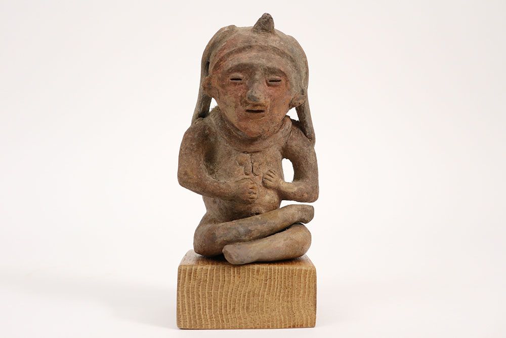 Null EQUADOR - GUANGALA CULTURE - 300/200 BC - 700/800 sculpture en terre cuite &hellip;