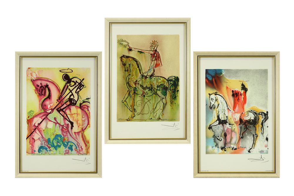 DALI SALVADOR (1904 - 1989) DALI SALVADOR (1904 - 1989) série de trois lithograp&hellip;