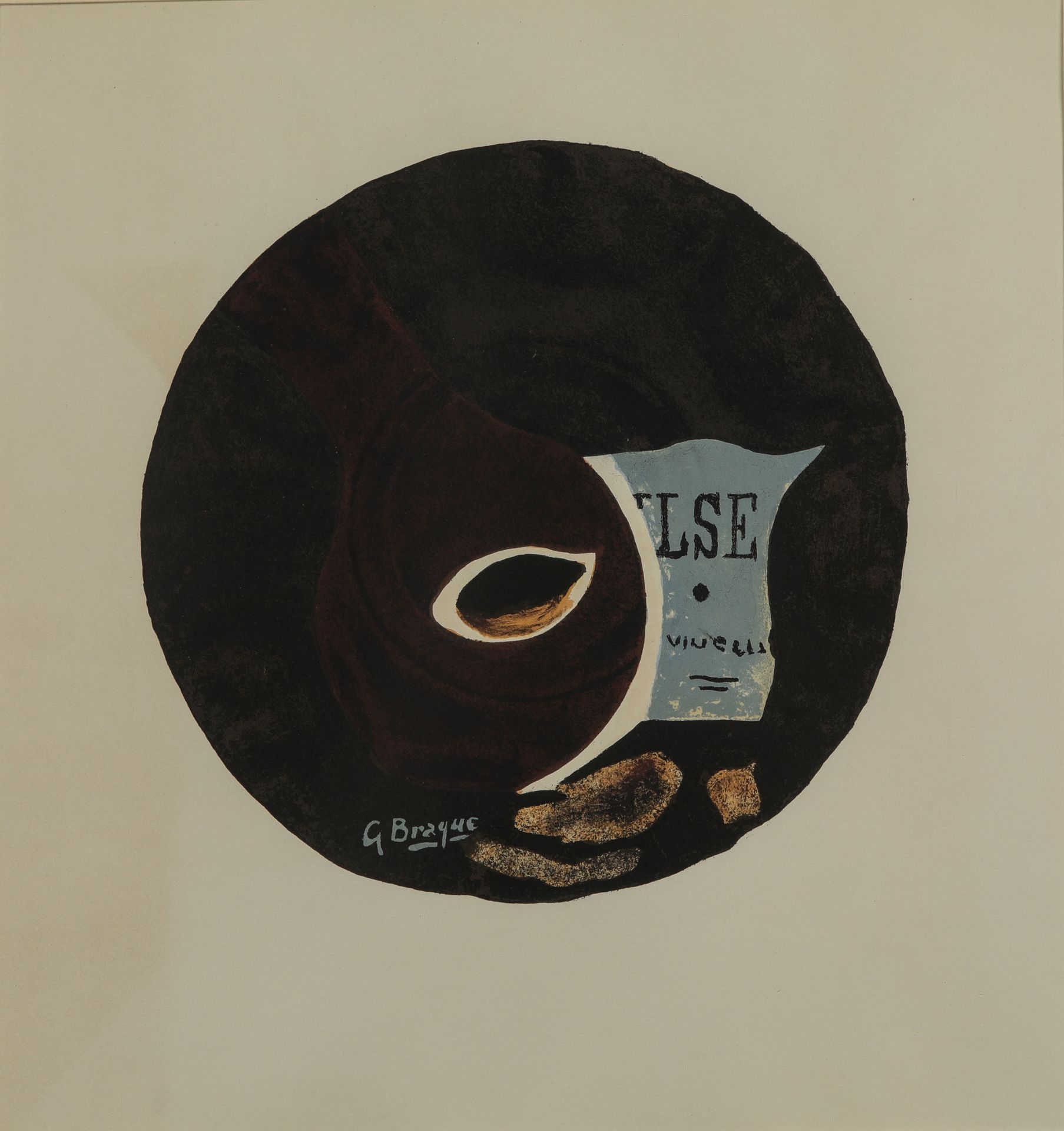 Null Georges BRAQUE (1882-1963) 

VALSE, 1961

Lithograph on paper signed in the&hellip;