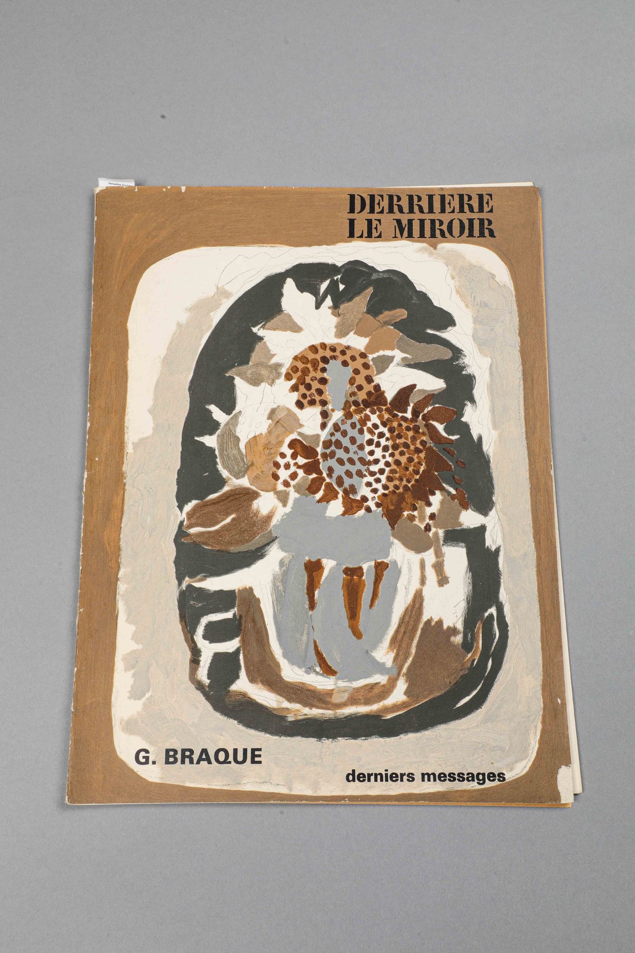 Null Georges BRAQUE (1882-1963) Un ejemplar de DERRIERE LE MIROIR completo