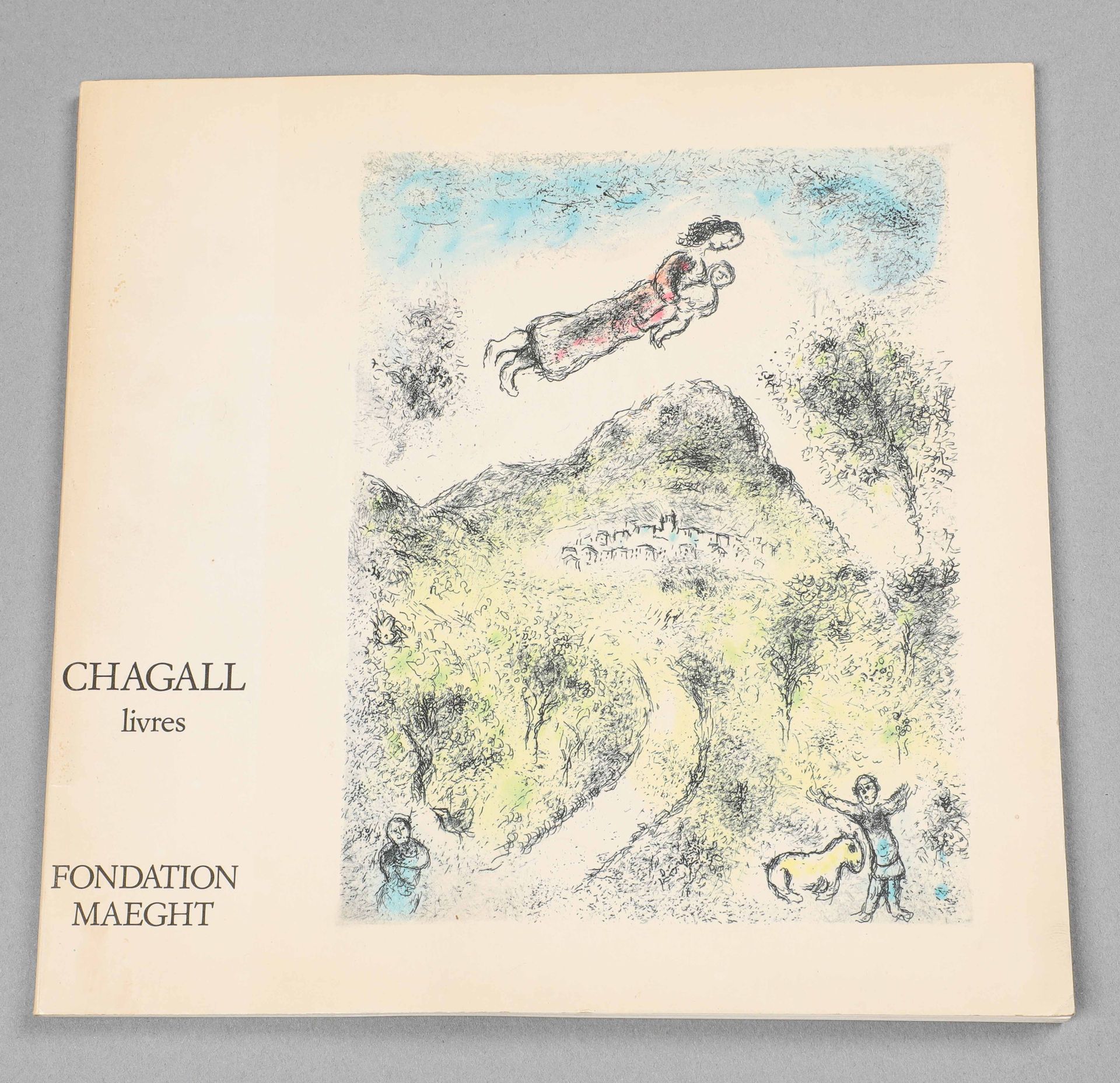 Null Chagall Livres ouvrage d'exposition de la Fondation Maeght 1977