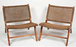 Null OLIVIER DE SCHRIJVER (né en 1958)

Deux fauteuils Los Angeles en teck et Ja&hellip;