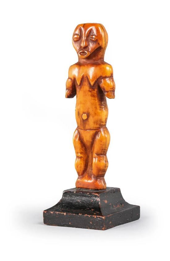 Null RDC (ZAIRE) Statuette LEGA en ivoire H 12 cm 103 gr