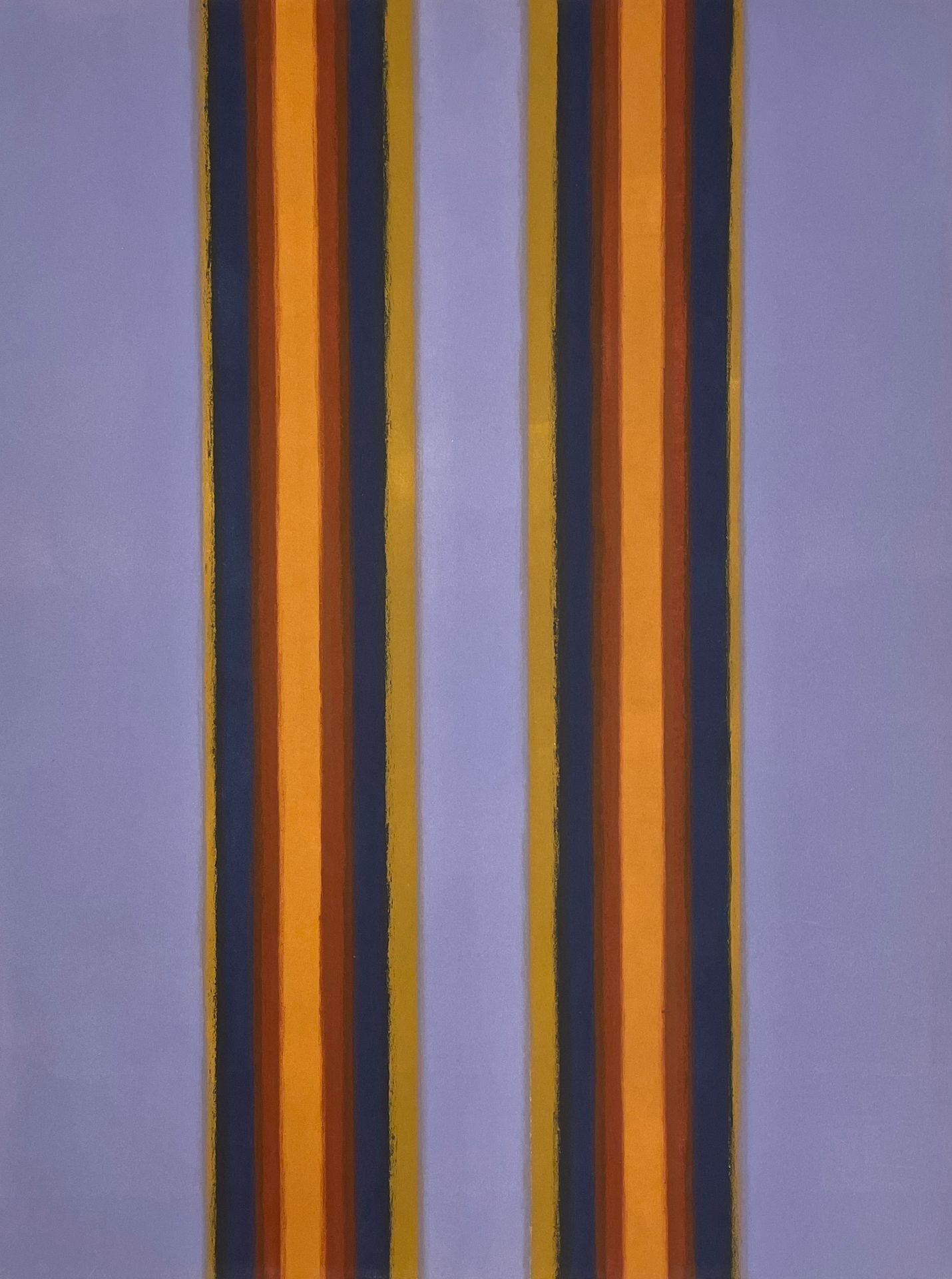 BEULLENS (André). 无题》（1971年）。彩色丝网印刷在厚纸上，有日期，只是42/75和铅笔签名。支持物和主题的尺寸：70 x 53,5厘米（左&hellip;