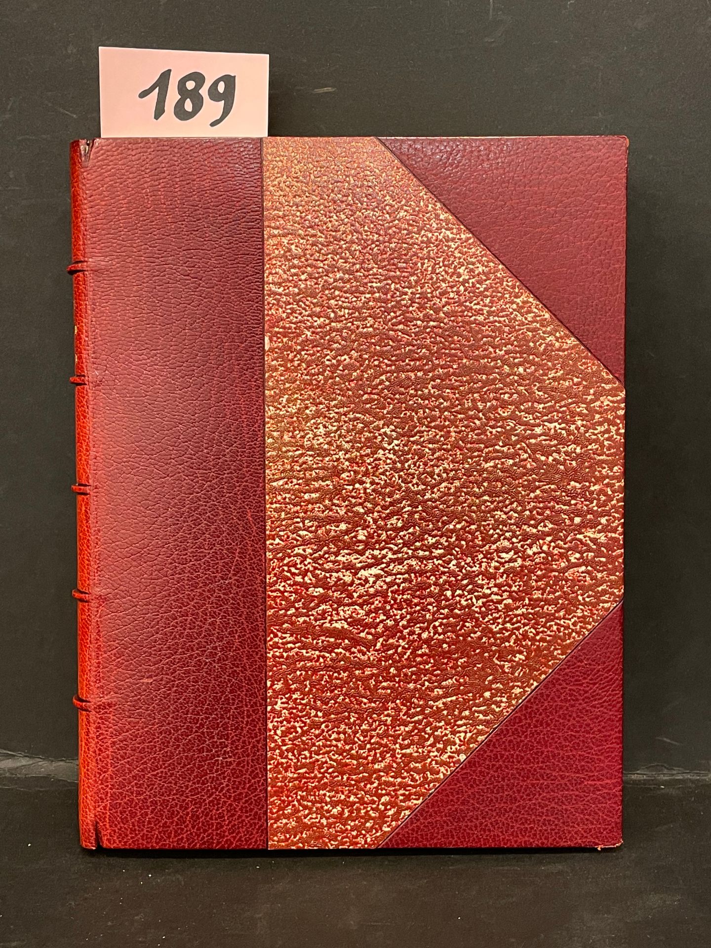 JOUHANDEAU (Marcel). 西奥菲勒斯的青春》。讽刺和神秘的历史。P., NRF, 1921, 4° tellière, 半洋红色皮革，有边角，书&hellip;