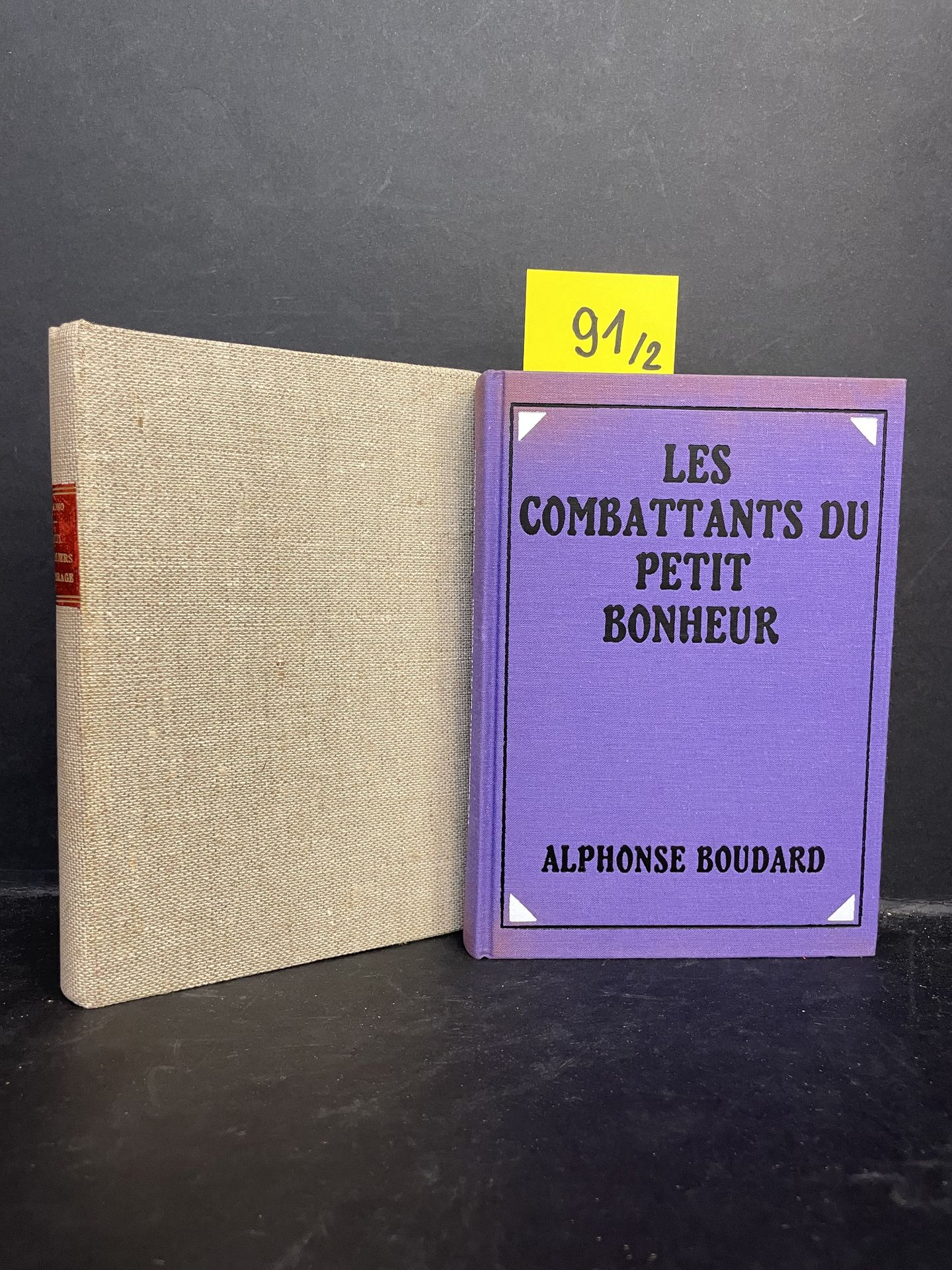 GIONO (Jean). Deux cavaliers de l'orage.P.，NRF，1965年，12开本，全灰布，光滑的书脊上有标题片，第1个封套。第&hellip;