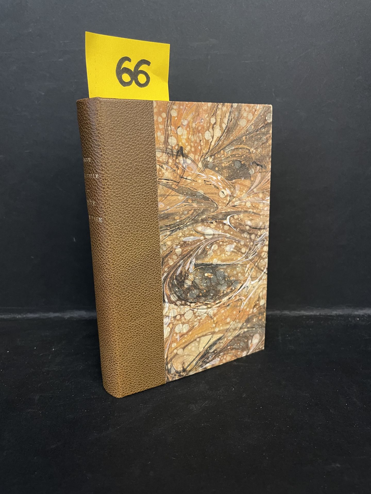 DRIEU LA ROCHELLE (Pierre). 旅行指南。P., NRF, 1933, in-12, 318 p., 黄褐色半鹿皮，光滑的书脊，作者、书&hellip;