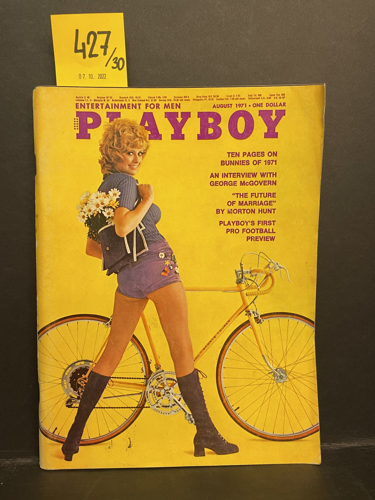 Null "Playboy". Entertainment for Men. Chicago, 1959-1980, 30 vol. 4°, agrafé (q&hellip;