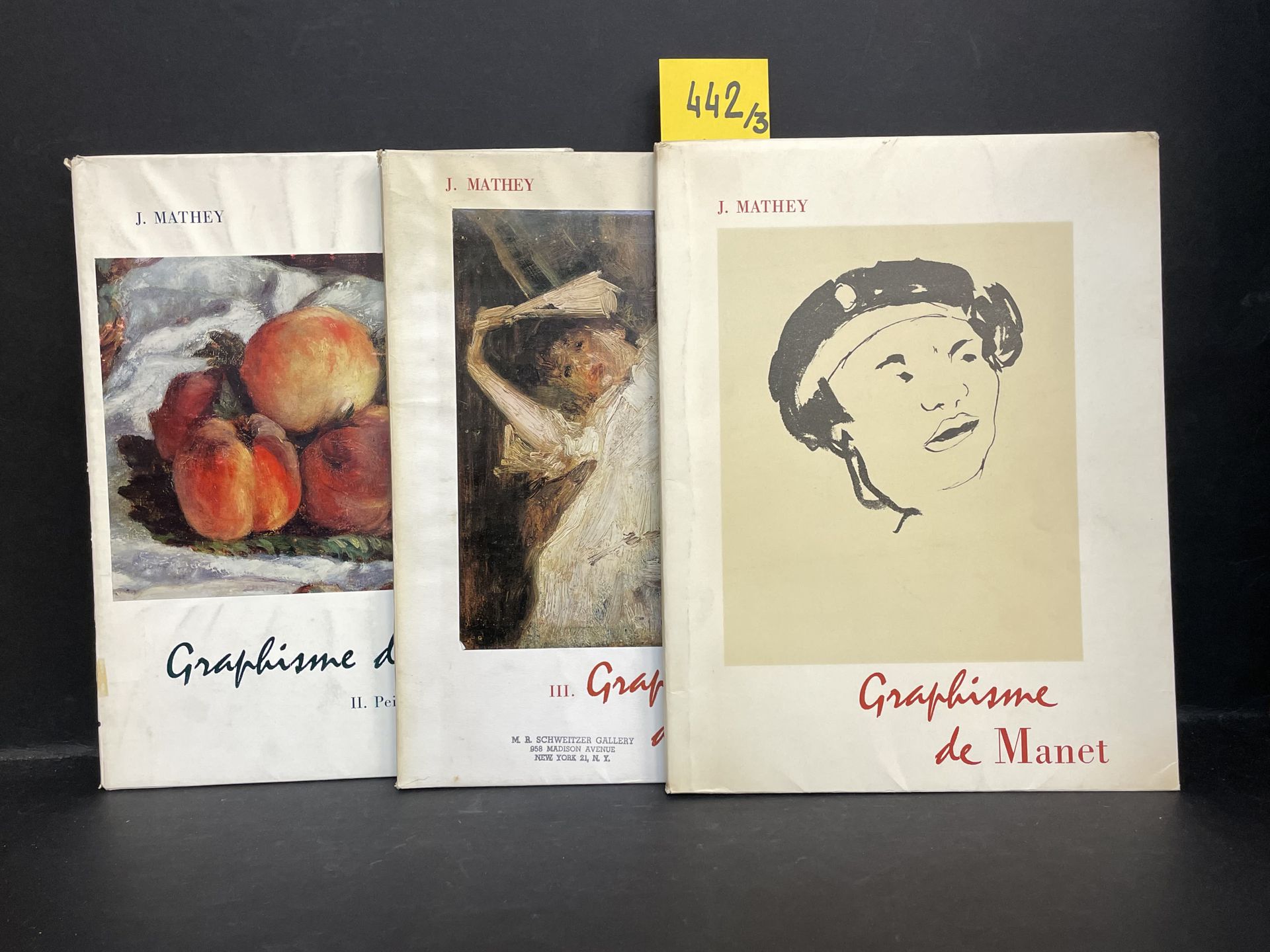 Null MATHEY (J.). Graphisme de Manet. Essai de catalogue raisonné des dessins. P&hellip;
