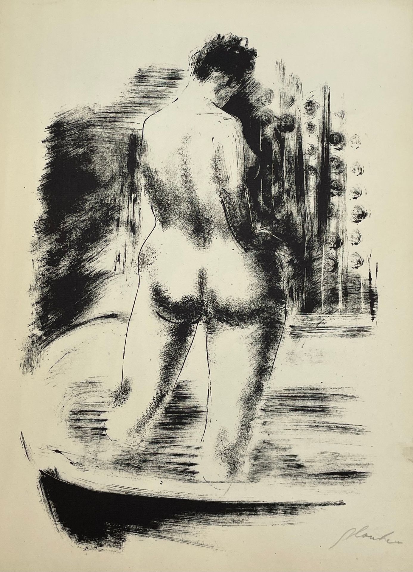 Null 格洛特琴科。弗洛伦特-费尔斯赠送的12幅裸体画。P., Editions du Cousin Pons, 1928, in-folio, in she&hellip;