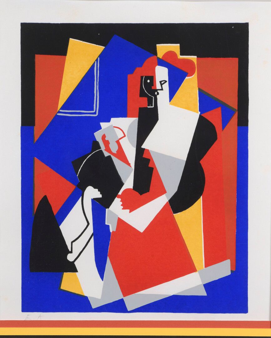 Null Albert GLEIZES (1881-1953). Cubist composition

Stencil. Artist's proof. An&hellip;