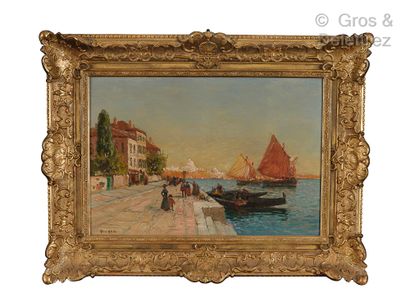 null ROUBEN (XXe siècle)

Gondole à Venise

Huile sur toile signée en bas à gauche

38...